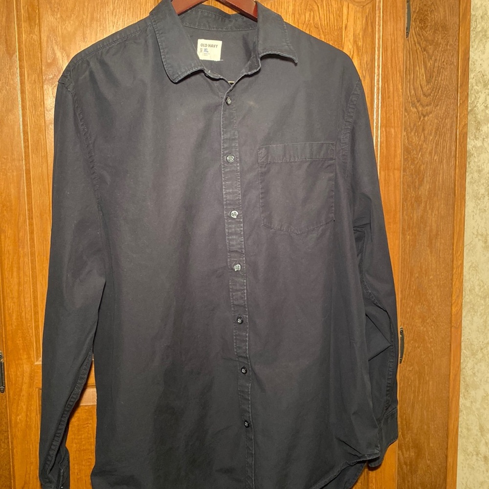 Old Navy Black Button Down
